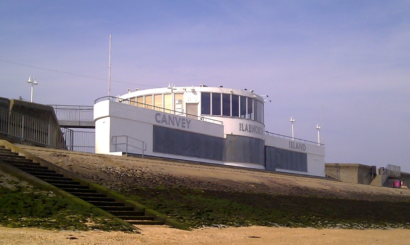 Ove Arup's pavilion on Canvey Island, built 1932-3