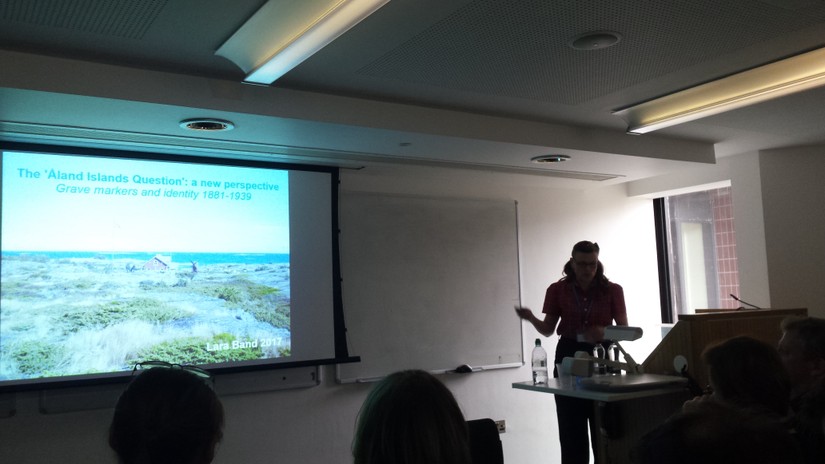 CITiZAN South East's Lara talks about a non-CITiZAN project on identity, grave markers and the Åland Islands, PMAC 2017