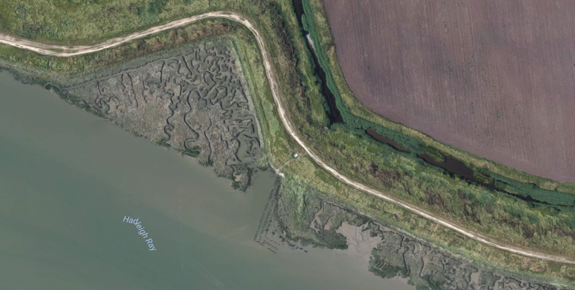 The Salvation Army jetty at Benfleet Creek, Essex