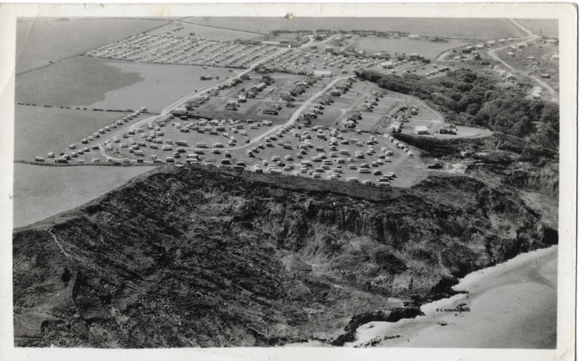 Oblique aerial photograph of Reighton Sands taken post-1945