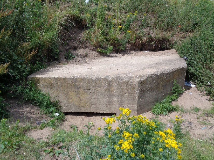 Recently re-discovered pillbox recorded by CITiZAN