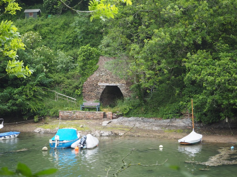 Lime Kiln at Waterhead Creed, Kingswear, Devon. 