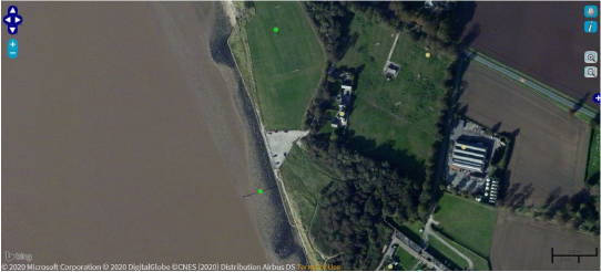 Site of an old shipyard and smithy, just north of the remains of a 19th century pier, south of Paull. From the CITiZAN Coastal Map.