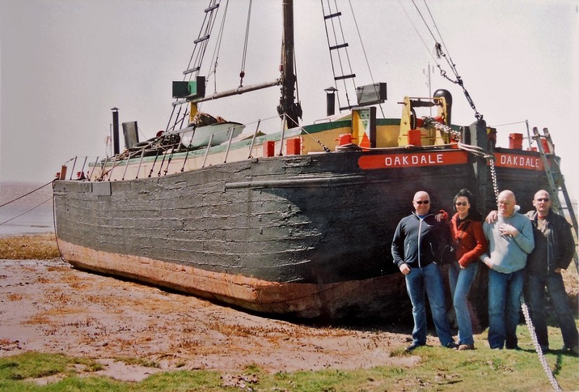 The Oakdale, one of only two wooden Mersey Flats still afloat