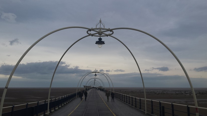 The refurbished pier