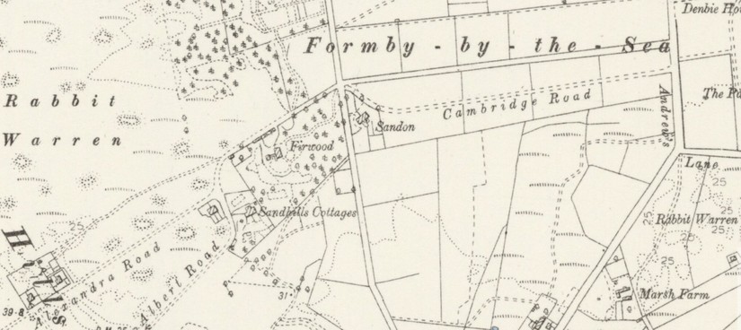 Ordnance Survey mapping 1894, at scale of Six Inch to One Mile, map sheet Lancashire XC NE