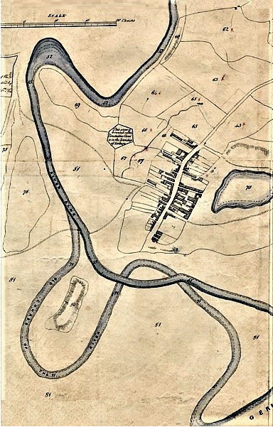 Alnmouth, Tithe map of 1843