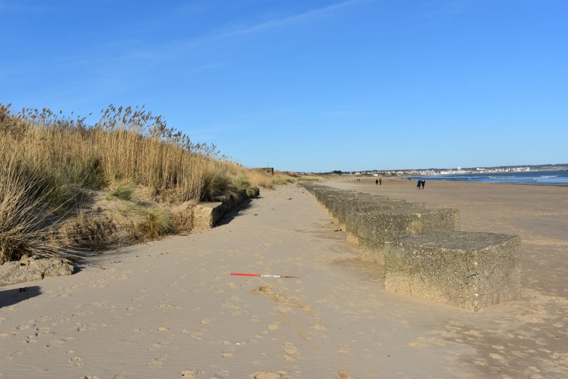 Wartime concrete on the coast